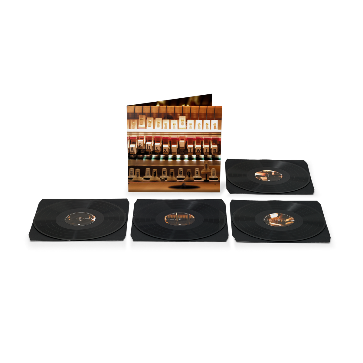 product mockup for Aphex Twin - Drukqs [4LP]