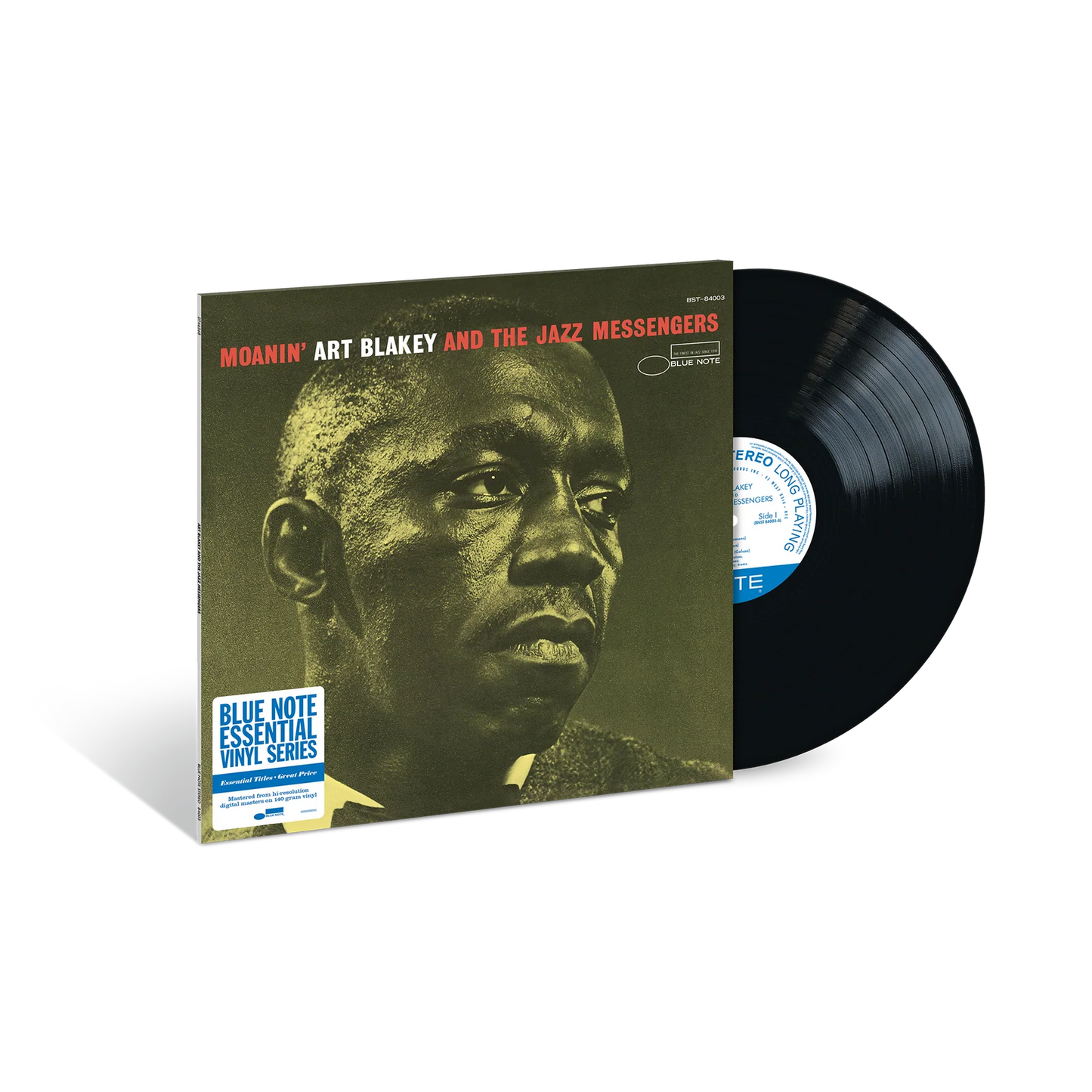 product mockup for Art Blakey & The Jazz Messengers - Moanin' (Blue Note Essential) [LP]