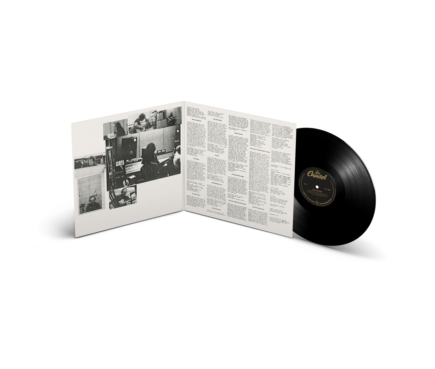 product mockup for Beck - Ride Lonesome [DSS One-Step 180g LP]