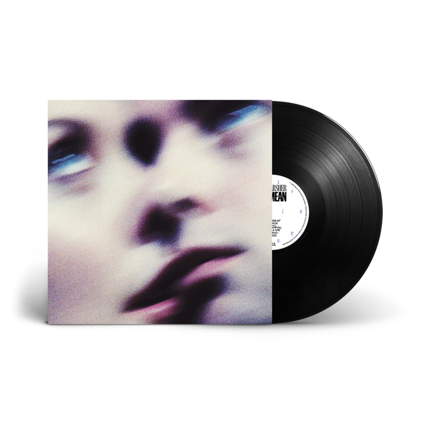 product mockup for Boy Harsher - Get Mean [LP w/ Poster]