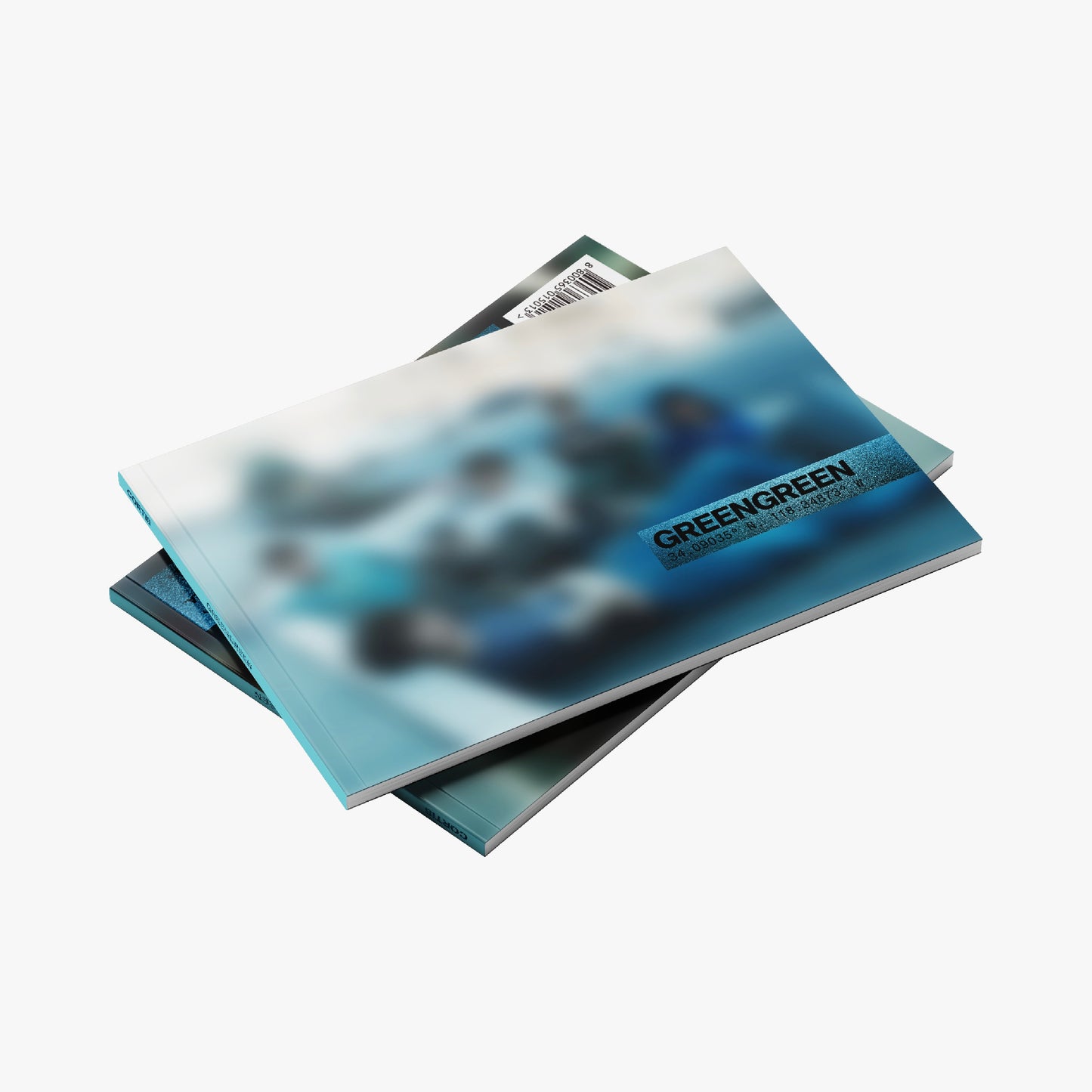 product mockup for Cortis - GREENGREEN [STREET ver. CD]