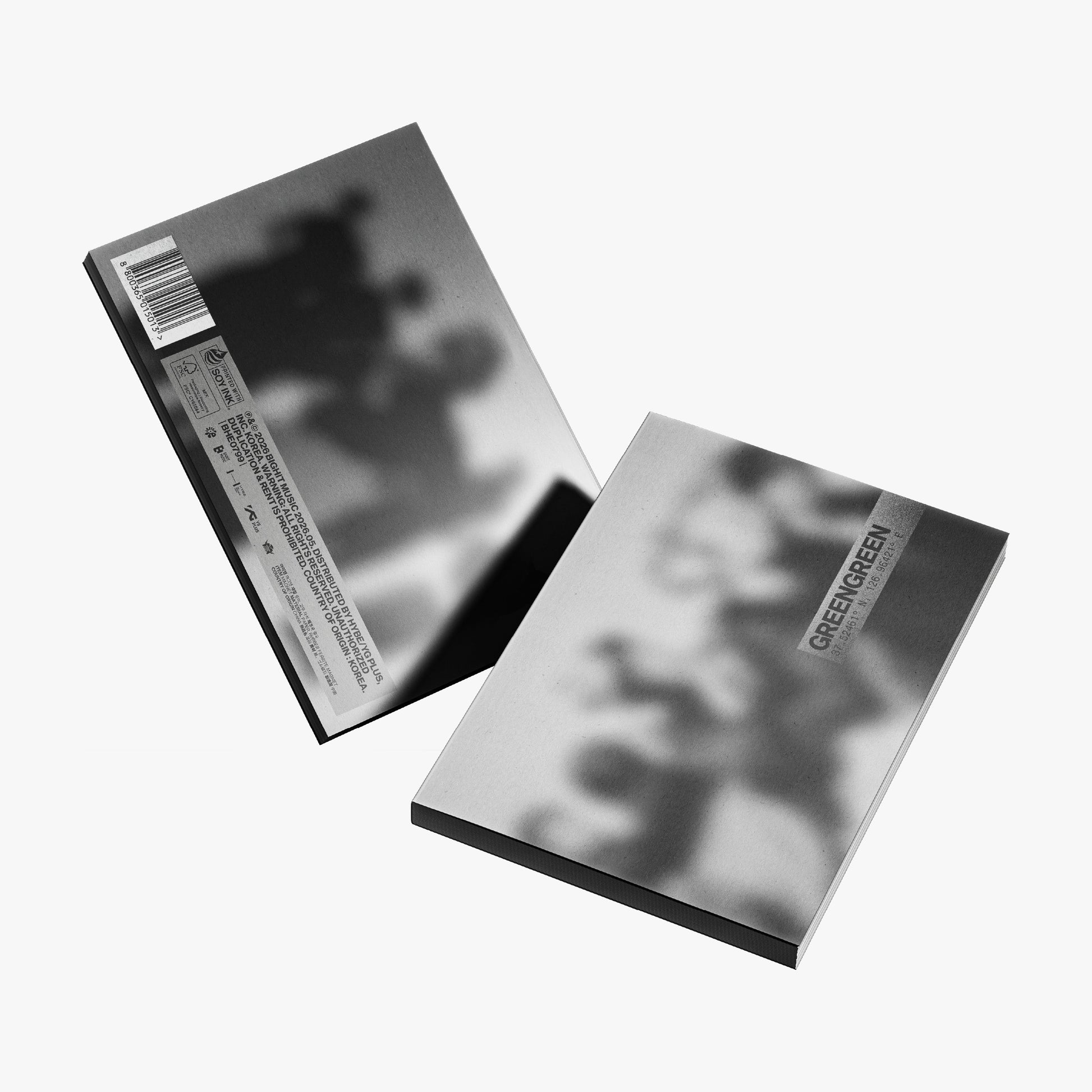 product mockup of Cortis - GREENGREEN [STUDIO ver. CD]