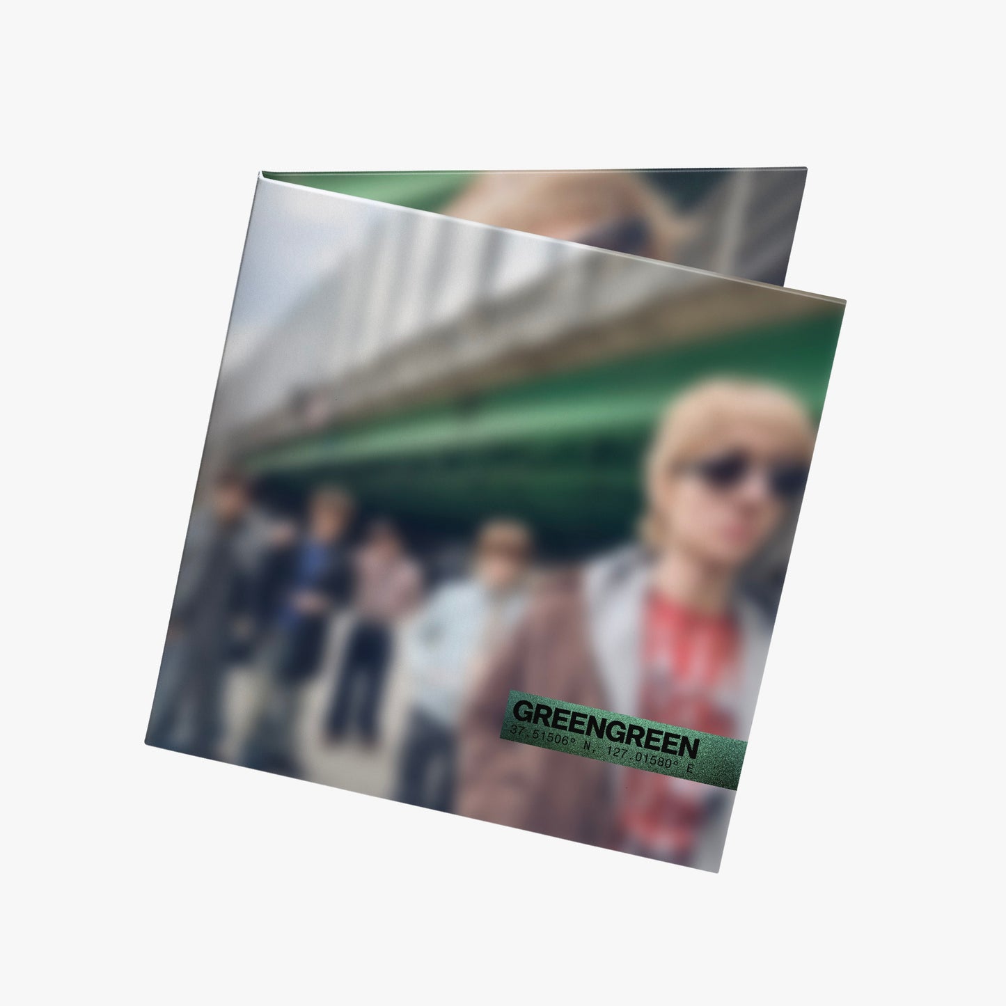 product mockup for Cortis - GREENGREEN [LP]