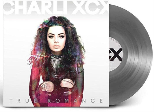 product mockup for Charli XCX - True Romance [Silver LP]