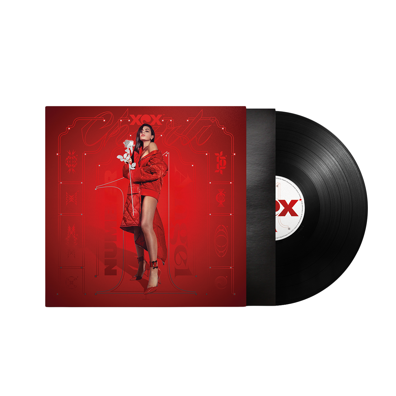 product mockup for Charli xcx - Number 1 Angel [LP]