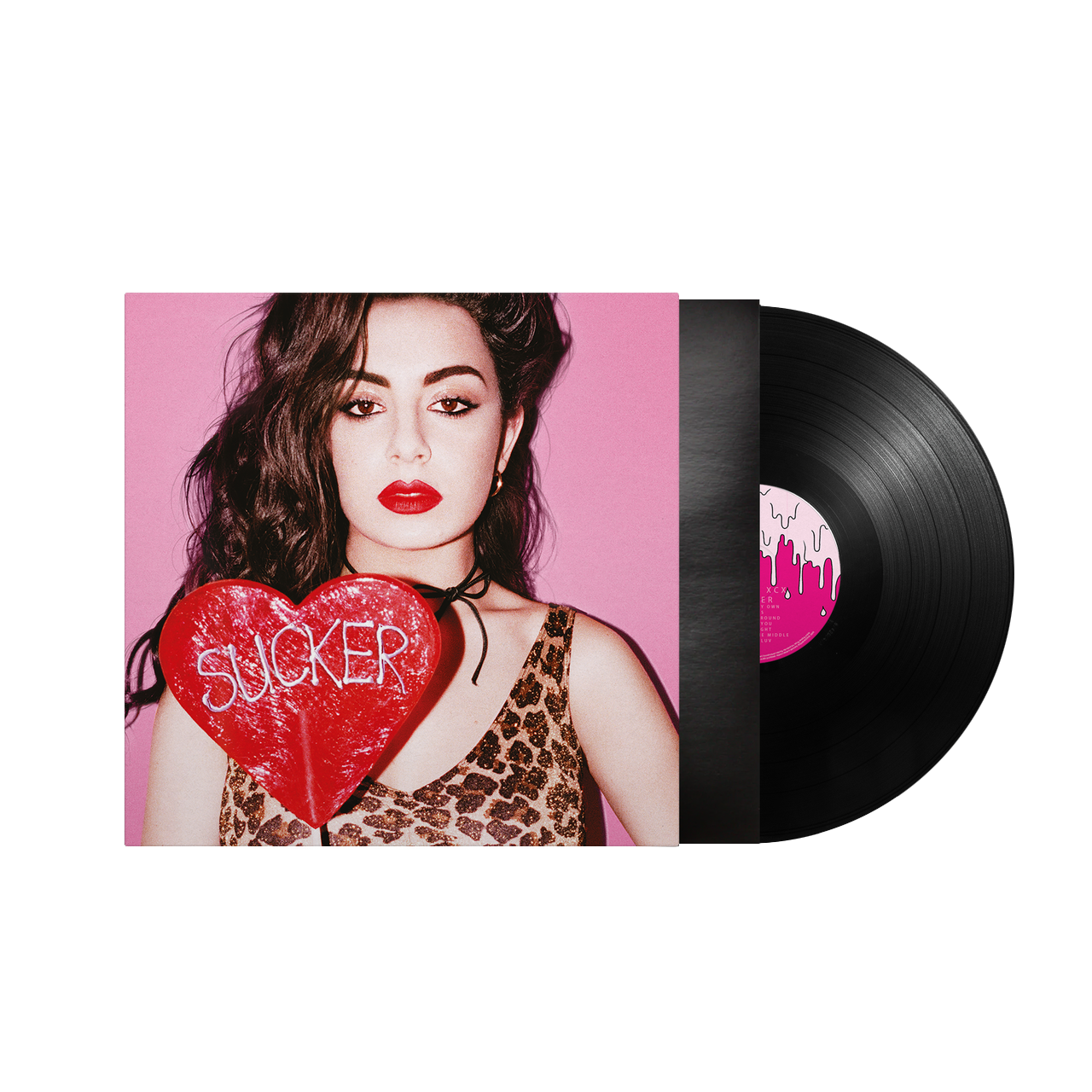 product mockup for Charli xcx - Sucker [LP]