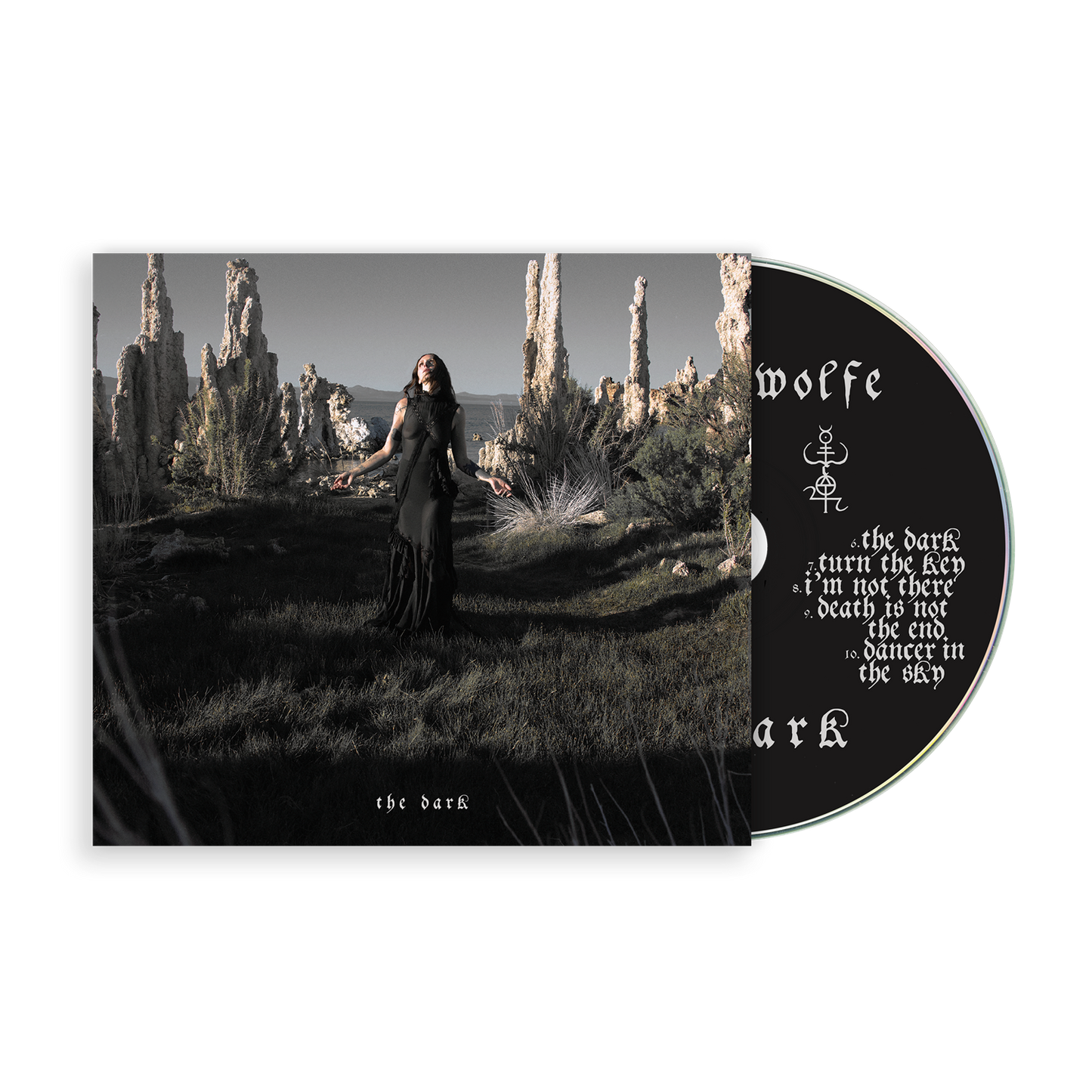 product mockup for Chelsea Wolfe - The Dark [CD]