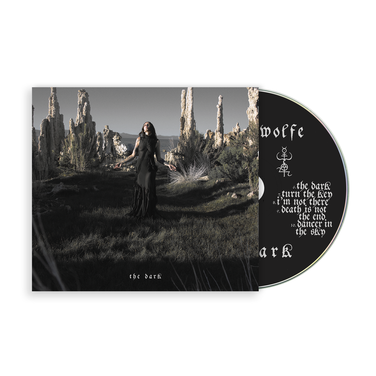 product mockup for Chelsea Wolfe - The Dark [CD]