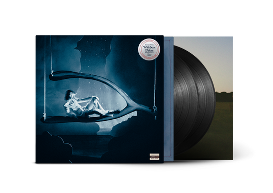 product mockup for Conan Gray - Wishbone Deluxe [Midnight Black Edition 2LP w/ Poster]