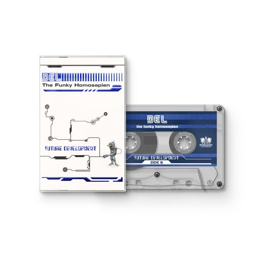 product mockup for Del The Funky Homosapien - Future Development [Cassette]