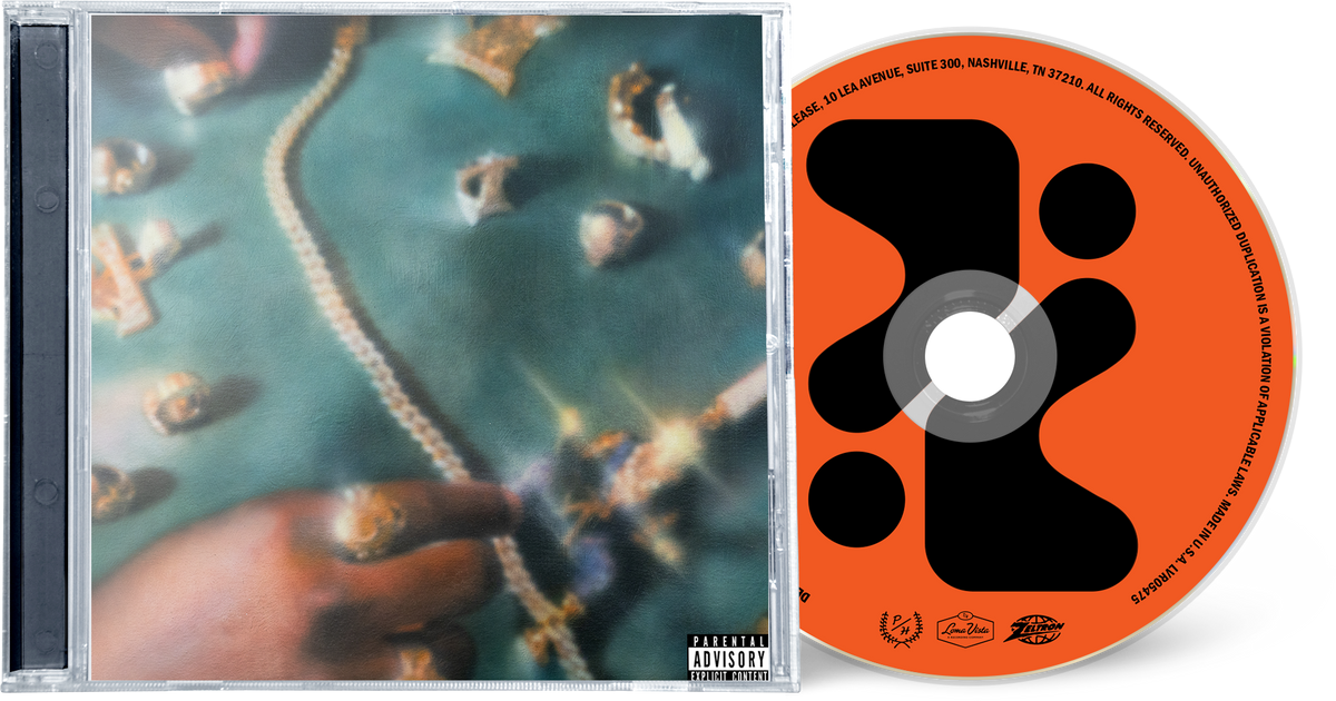 product mockup for Denzel Curry & Kenneth Blume - ii [CD]