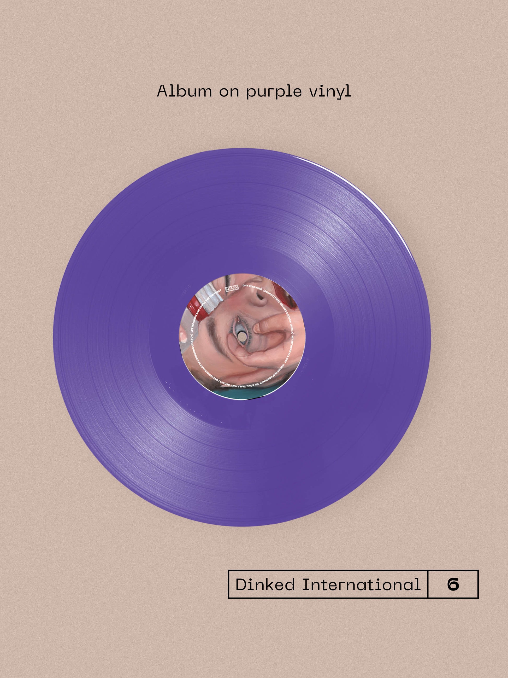 product mockup for Dry Cleaning - Secret Love (Deluxe Edition) [Dinked Edition]
