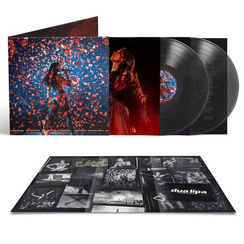 product mockup for Dua Lipa - Live From Mexico [Black Ice 2LP]