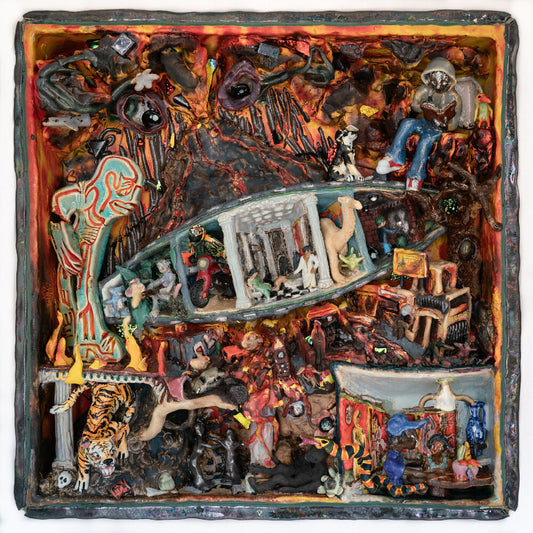 the album cover for Earl Sweatshirt, MIKE, Surf Gang - POMPEII // UTILITY [Indie Exclusive Gumby Green Vinyl]