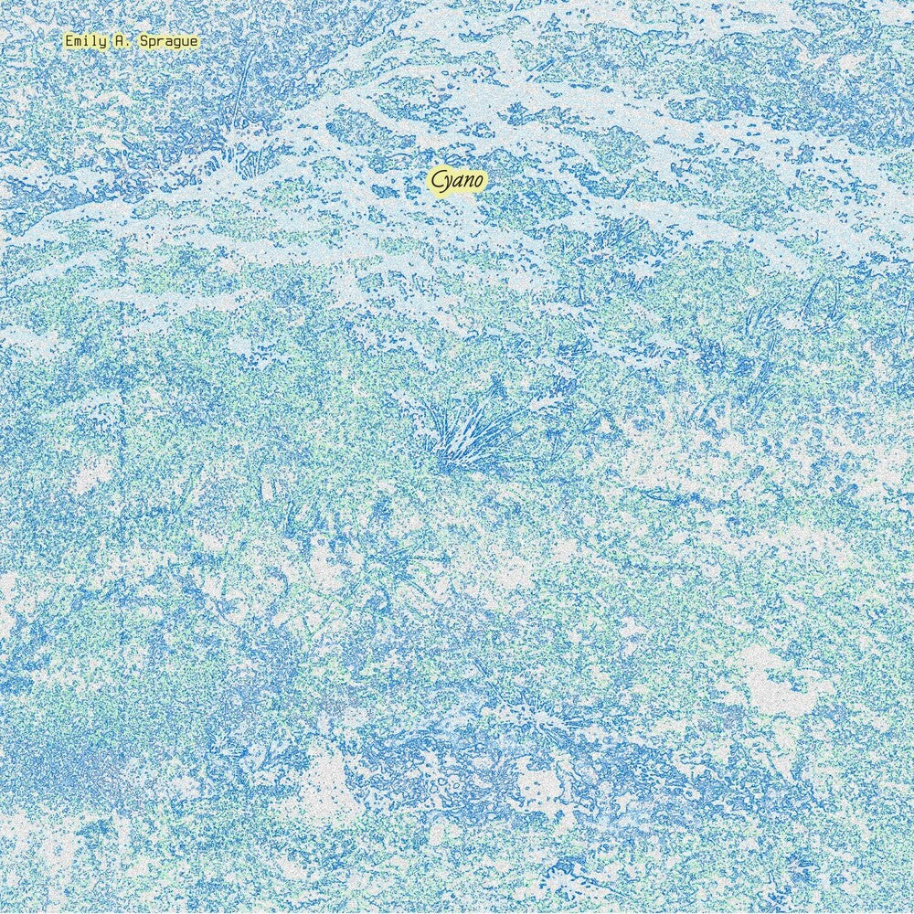 the album cover for Emily A. Sprague - Cyano [Indie Exclusive Blue LP]
