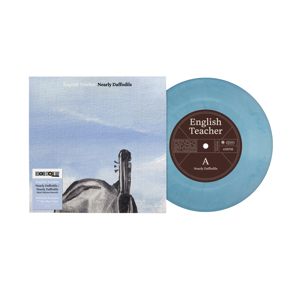 product mockup for English Teacher - Nearly Daffodils [7" Single] [RSD 2026]