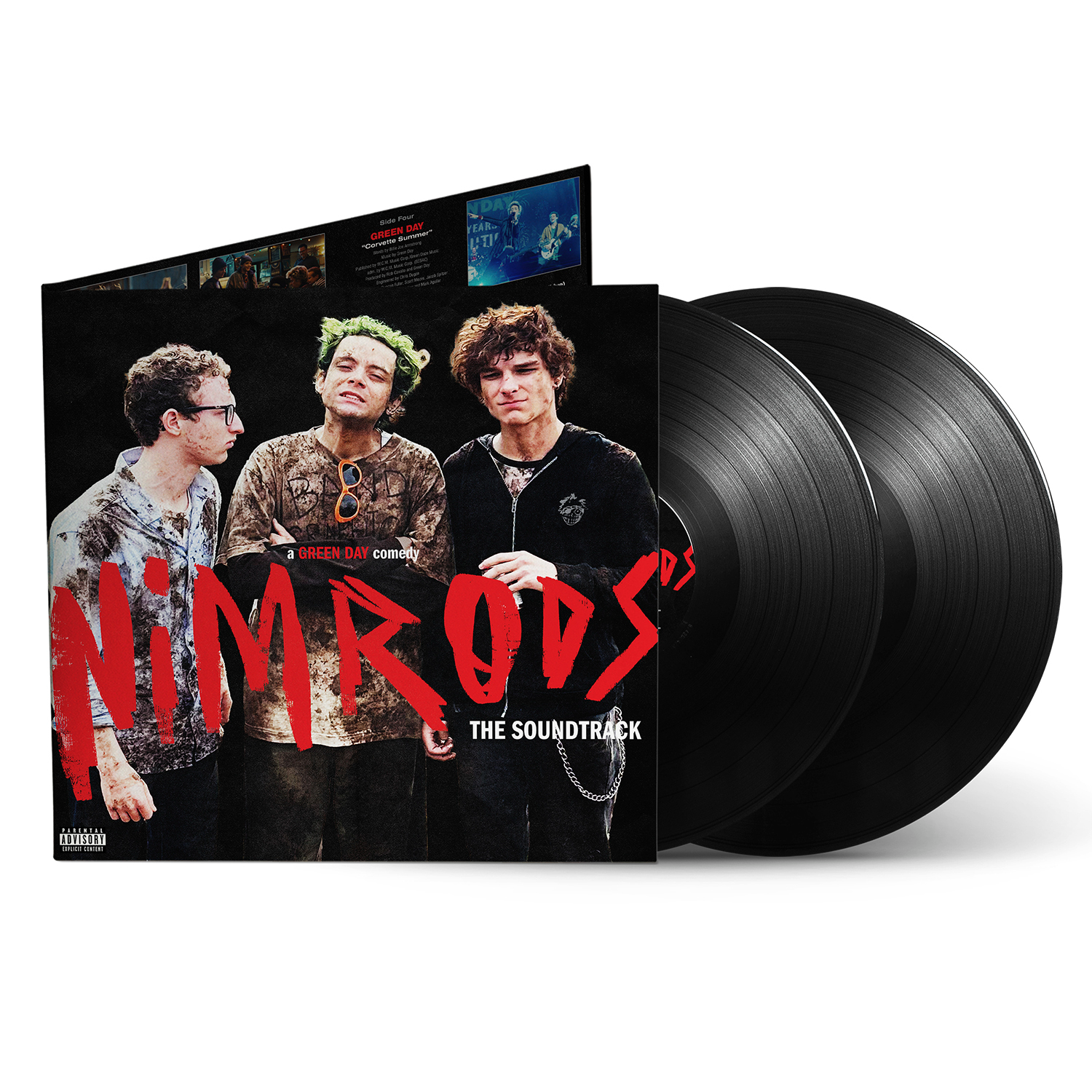 product mockup for Green Day - Nimrods OST [2LP]