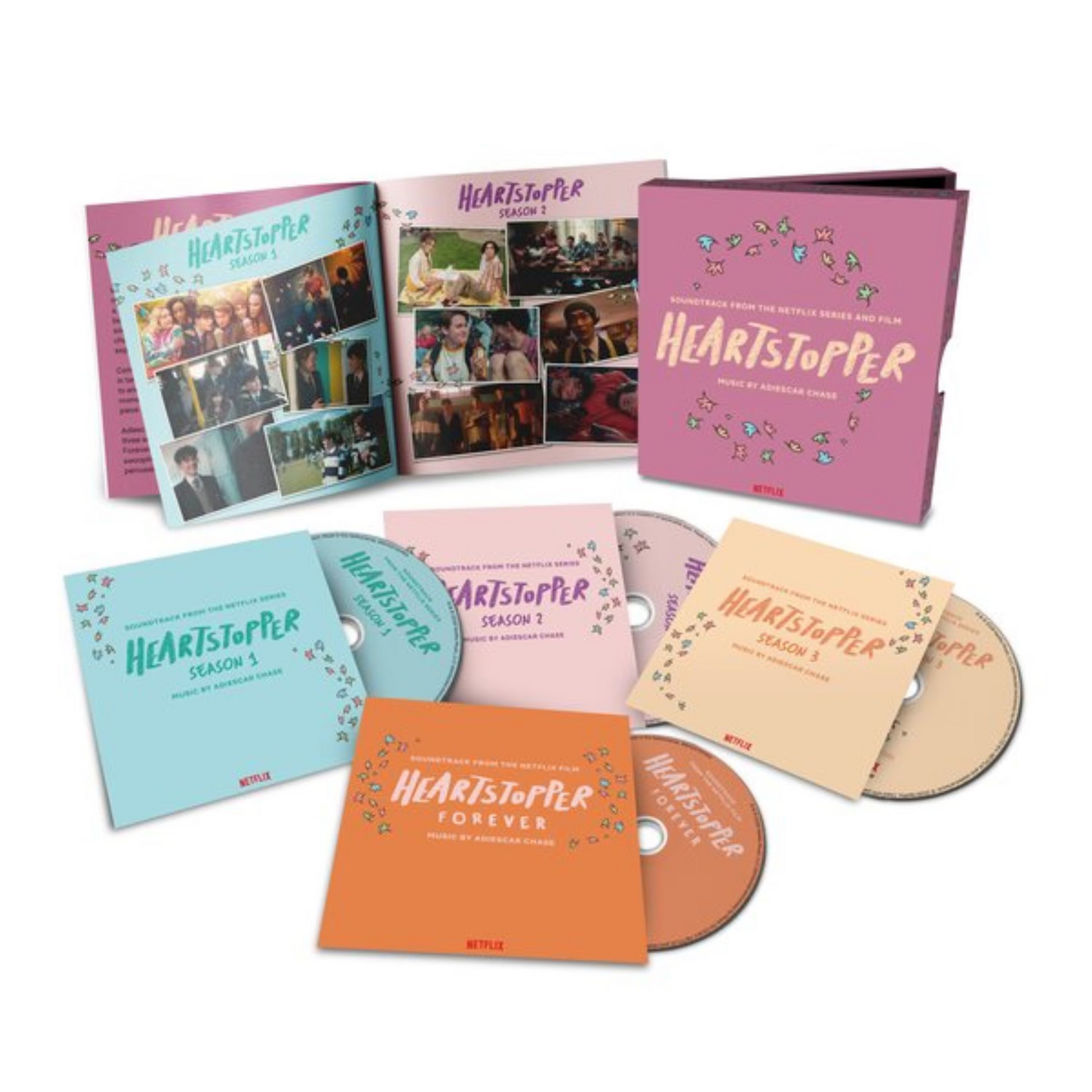 product mockup for Heartstopper (Soundtrack) [4CD Box Set]