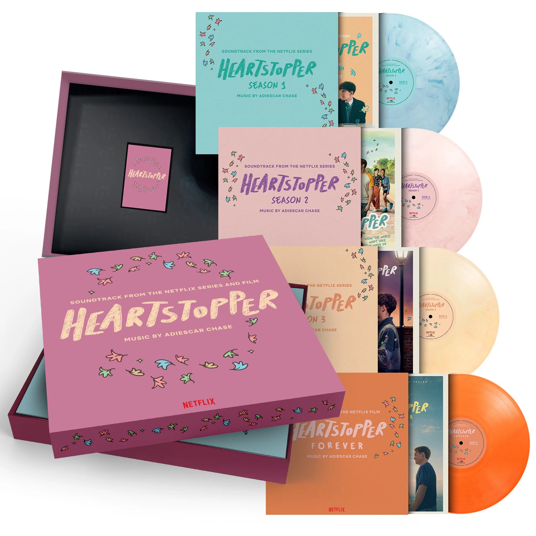 product mockup for Heartstopper (Soundtrack) [4LP Box Set]