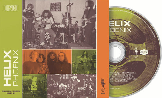 product mockup for Helix - Phoenix [CD]