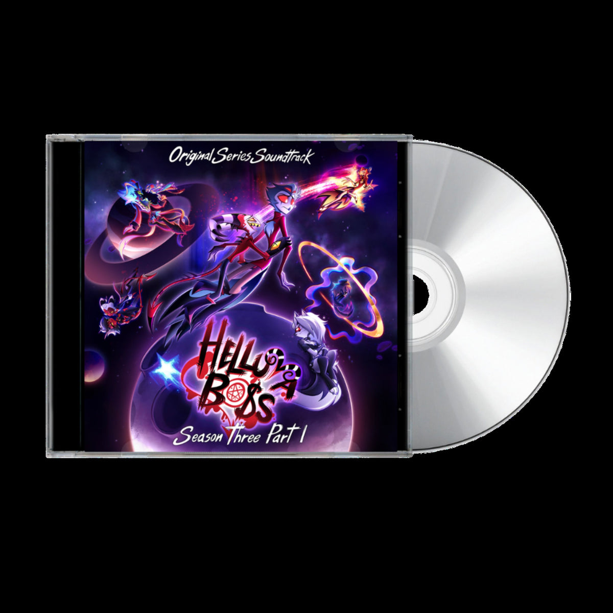 product mockup for Helluva Boss: Season 3, Part 1 (Original Soundtrack) [CD]