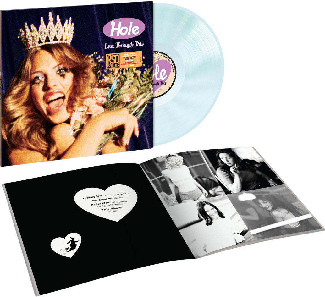 product mockup for Hole - Live Through This [RSD Essential Pop Bottle Clear LP]
