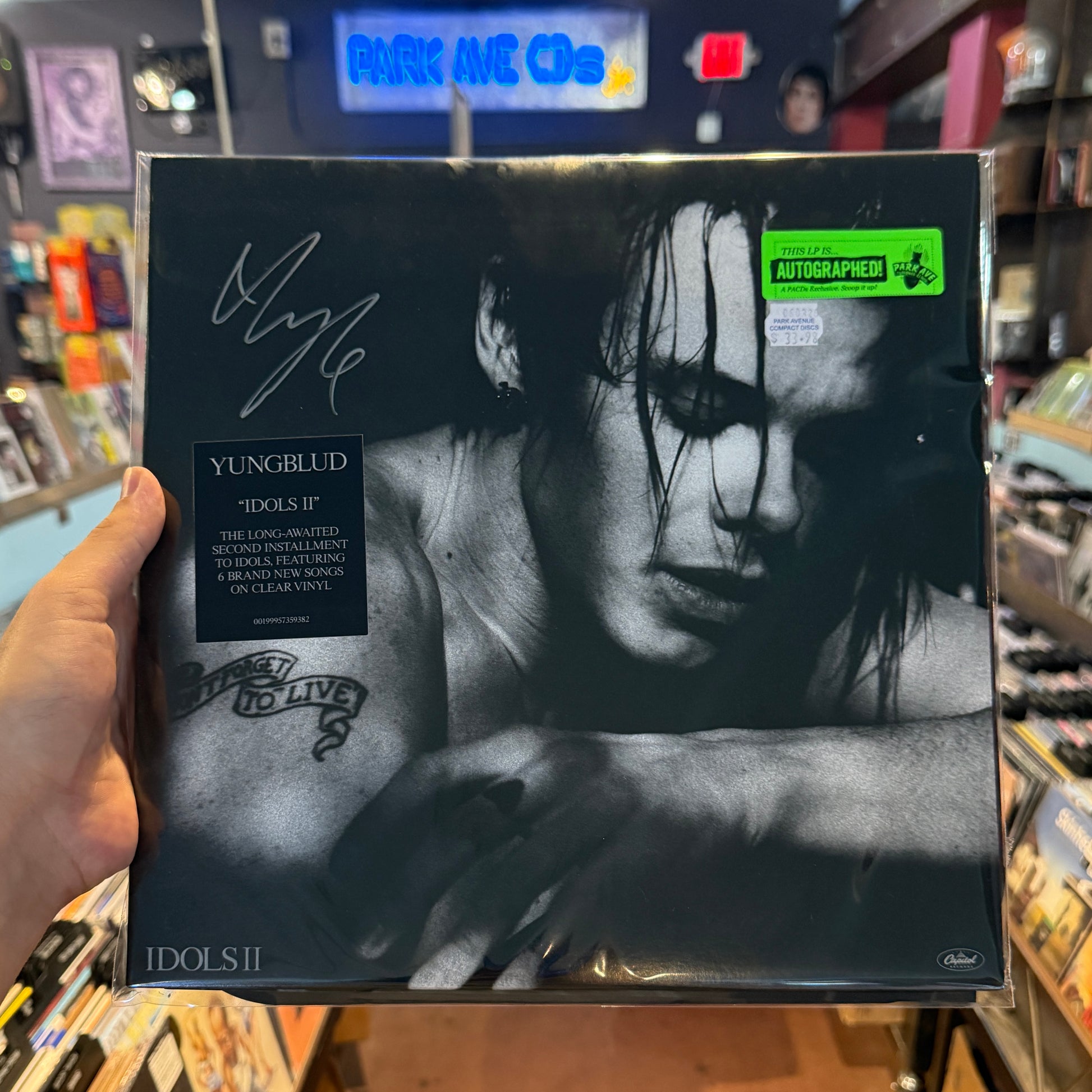 YUNGBLUD 'Idols II' signed cover