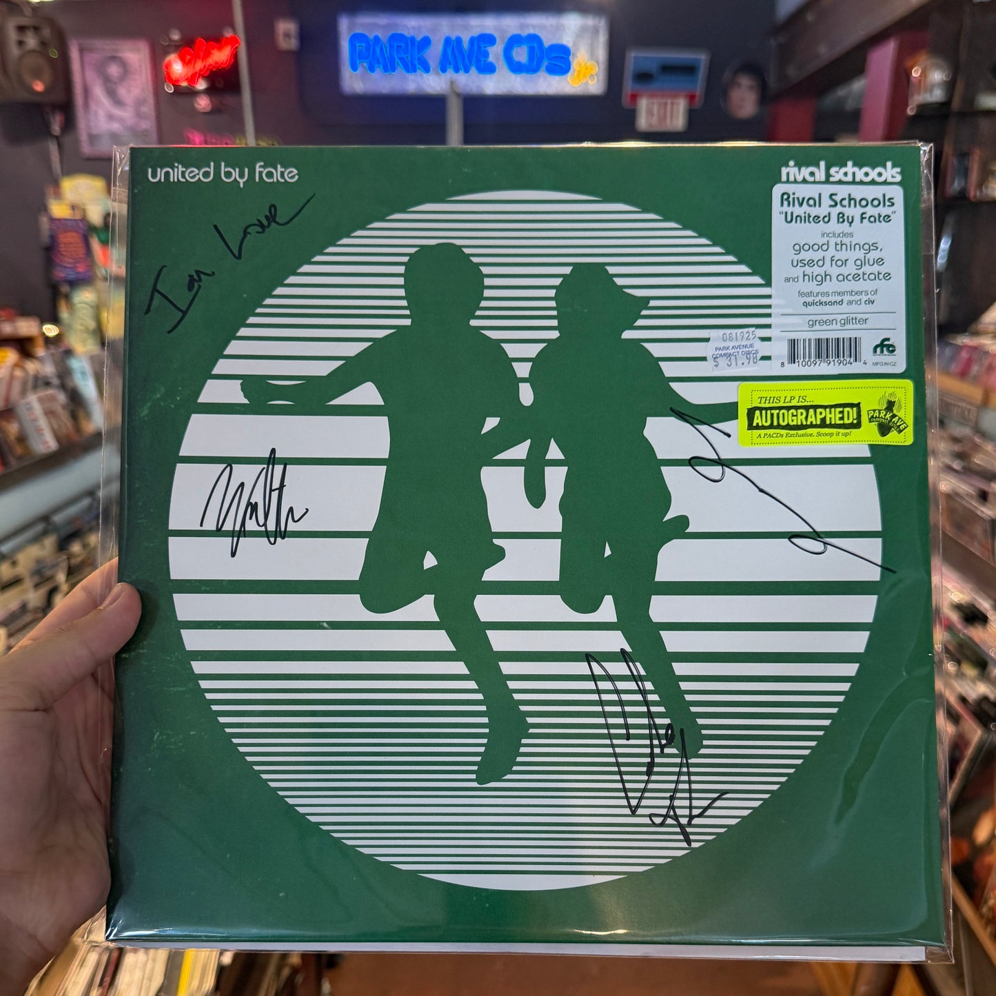 Rival Schools - United By Fate [Park Ave SIGNED Exclusive Green Glitter LP]