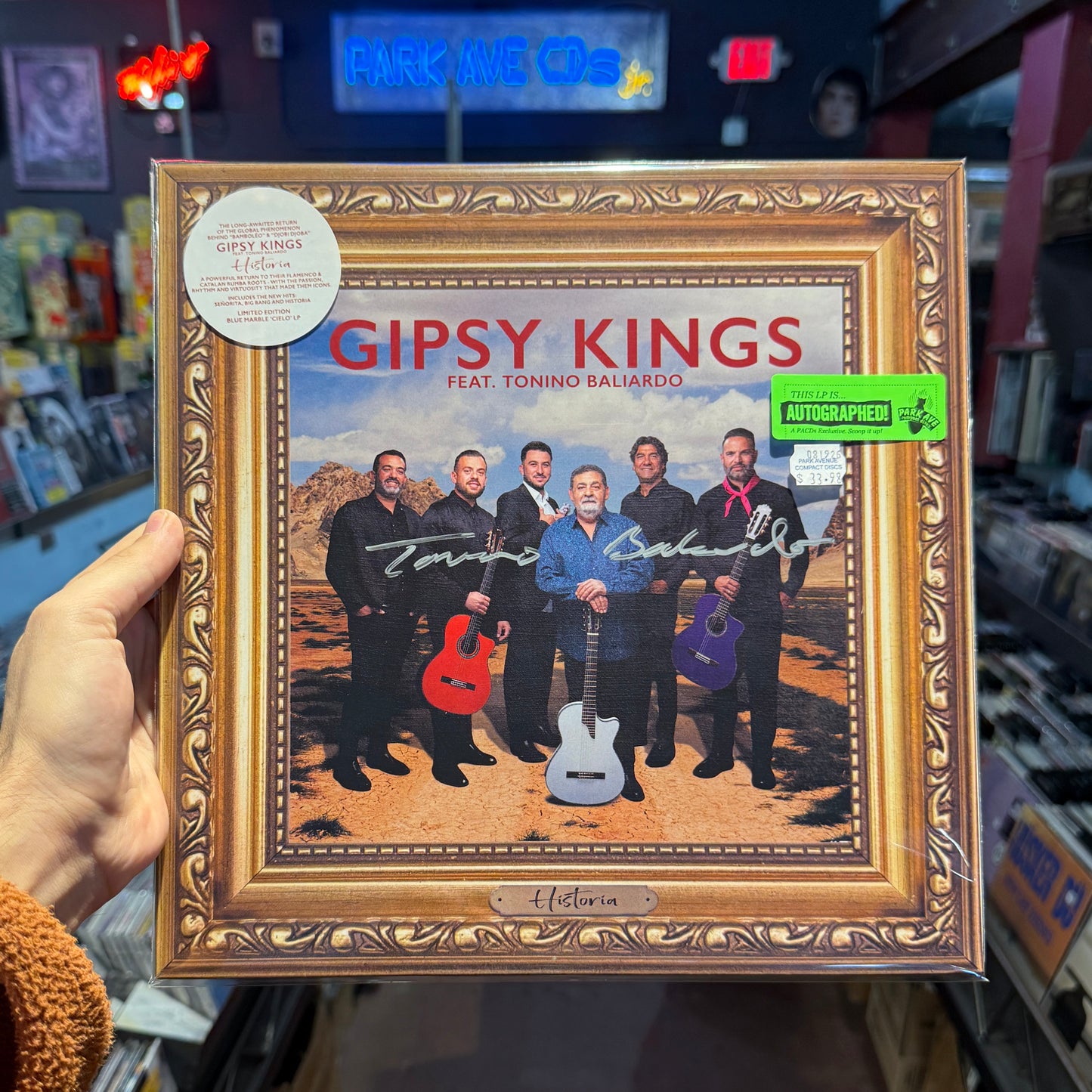 Gipsy Kings Feat. Tonino Baliard 'Historia' Signed LP