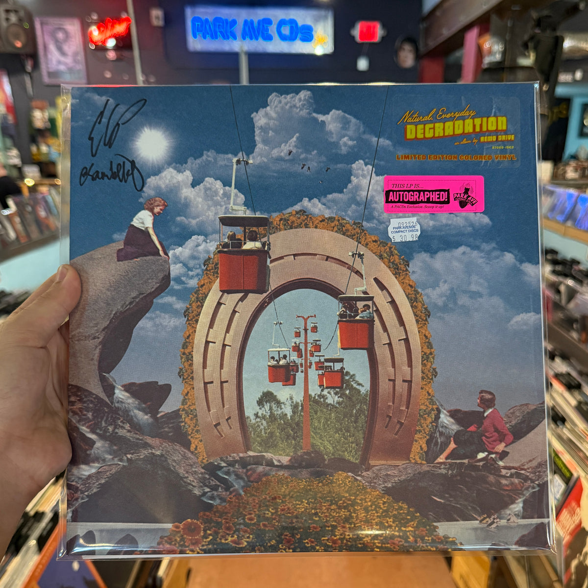 Remo Drive - Natural Everyday Degradation [Park Ave SIGNED Exclusive Clear Smoke w/ Blue Splatter LP]