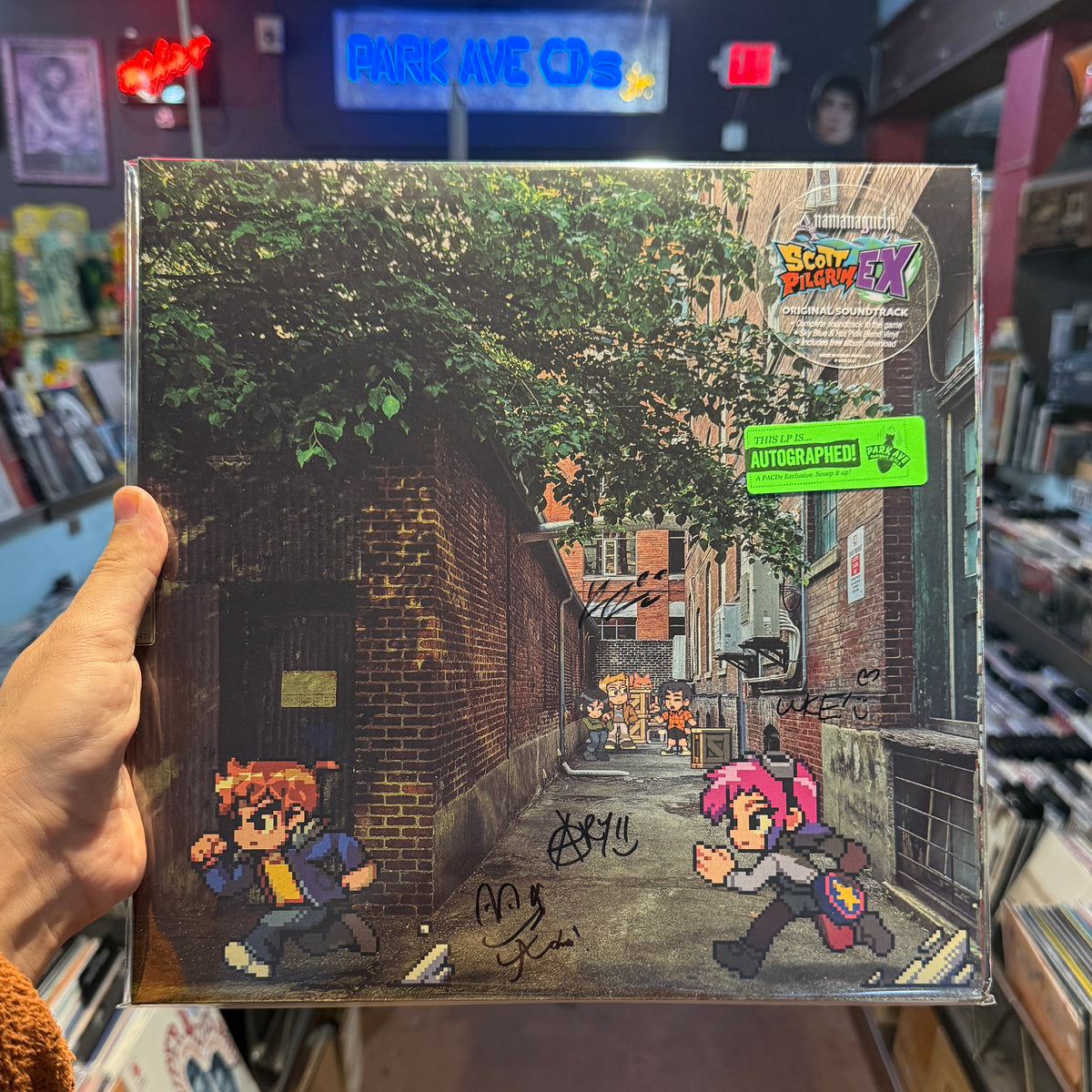 Anamanaguchi - Scott Pilgrim EX Original Soundtrack [Park Ave SIGNED Exclusive Sky Blue & Hot Pink Blend 2LP]