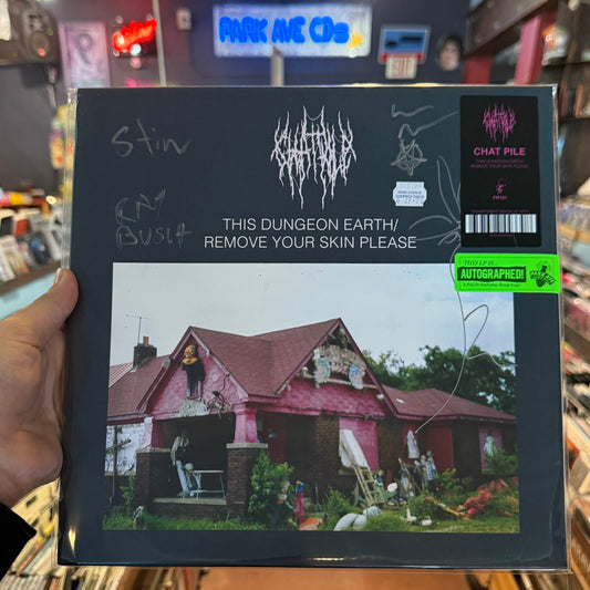Chat Pile - This Dungeon Earth / Remove Your Skin Please [Park Ave SIGNED Exclusive Transparent Sea Blue LP]