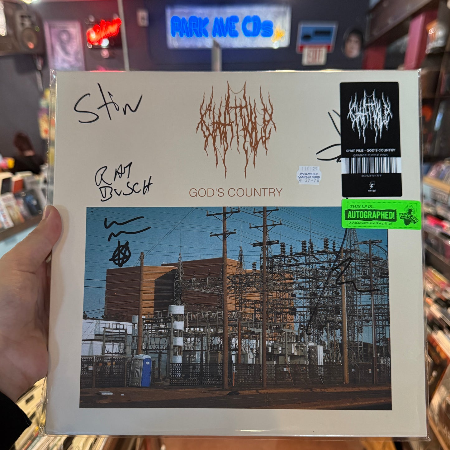 Chat Pile - God's Country [Park Ave SIGNED Exclusive Grimace Purple LP]