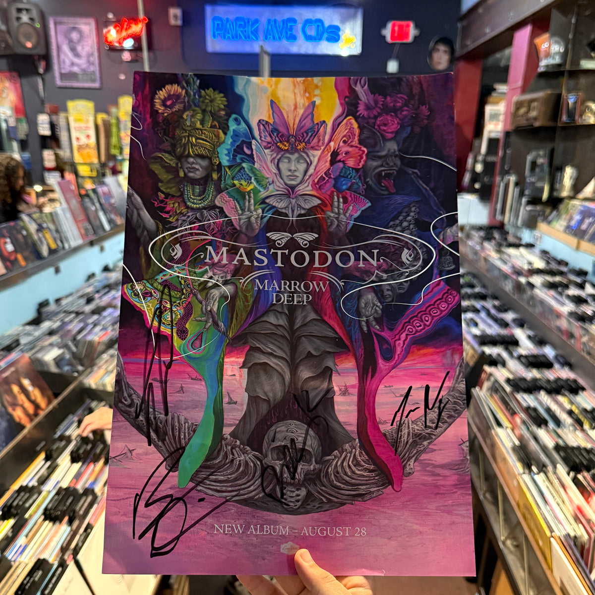Park Ave Exclusive Signed Mastodon 'Marrow Deep' Poster