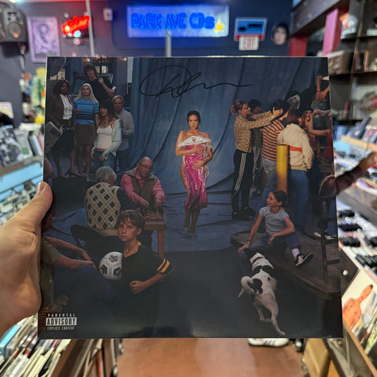 Signed cover for Demi Lovato's 'It's not That Deep' Indie Exclusive LP