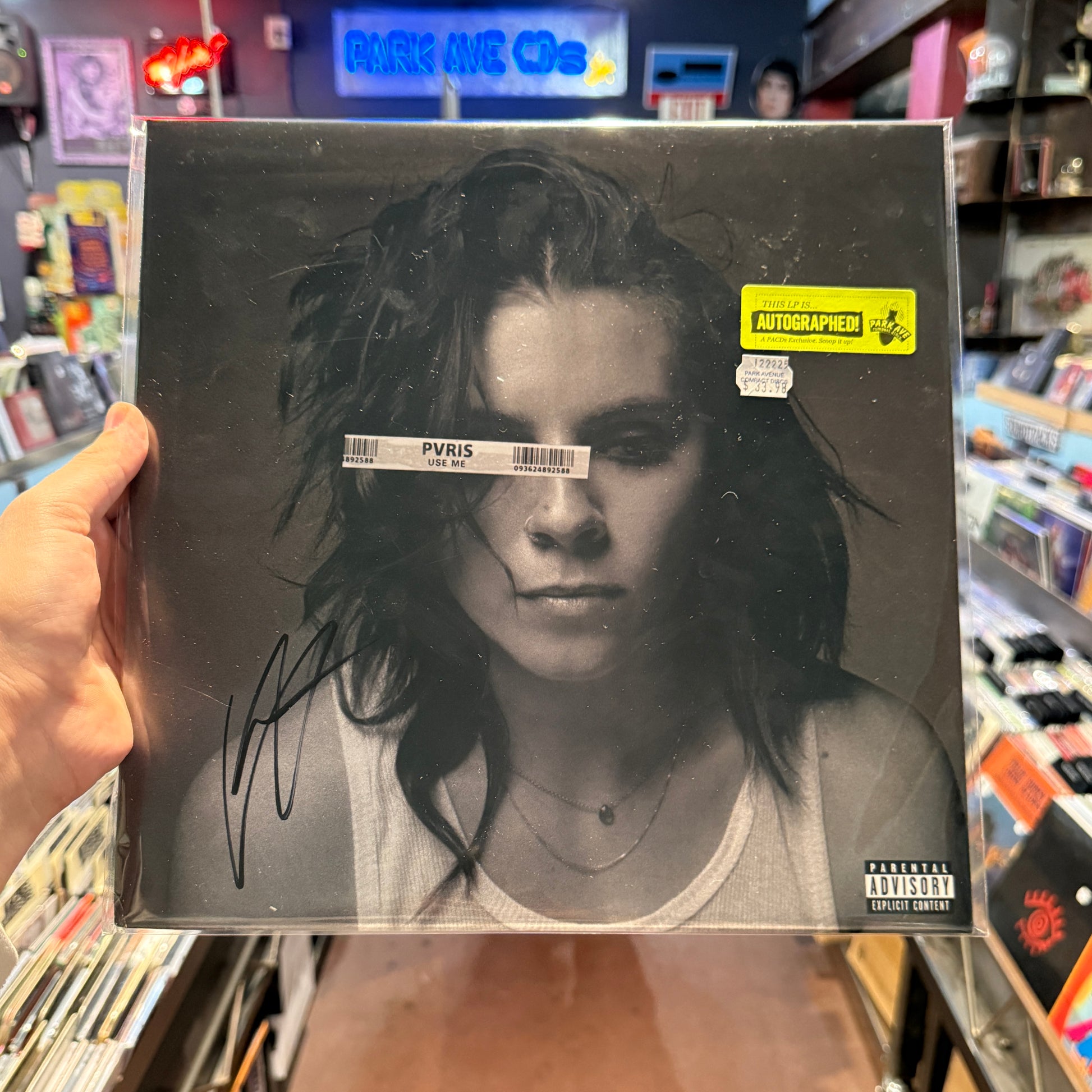 Signed Cover for PVRIS 'Use Me' LP