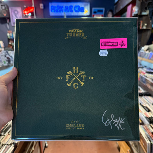 Signed cover for Frank Turner's 'England Keep My Bones'