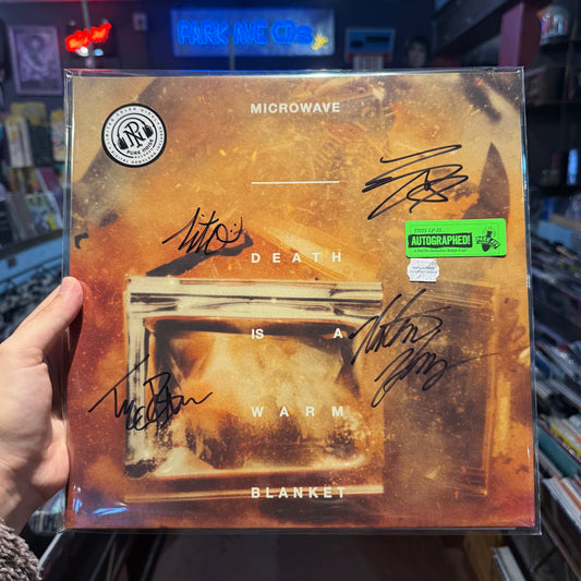 Microwave - Death Is A Warm Blanket [Park Ave SIGNED Exclusive Pink/Oxblood/Black Galaxy LP]