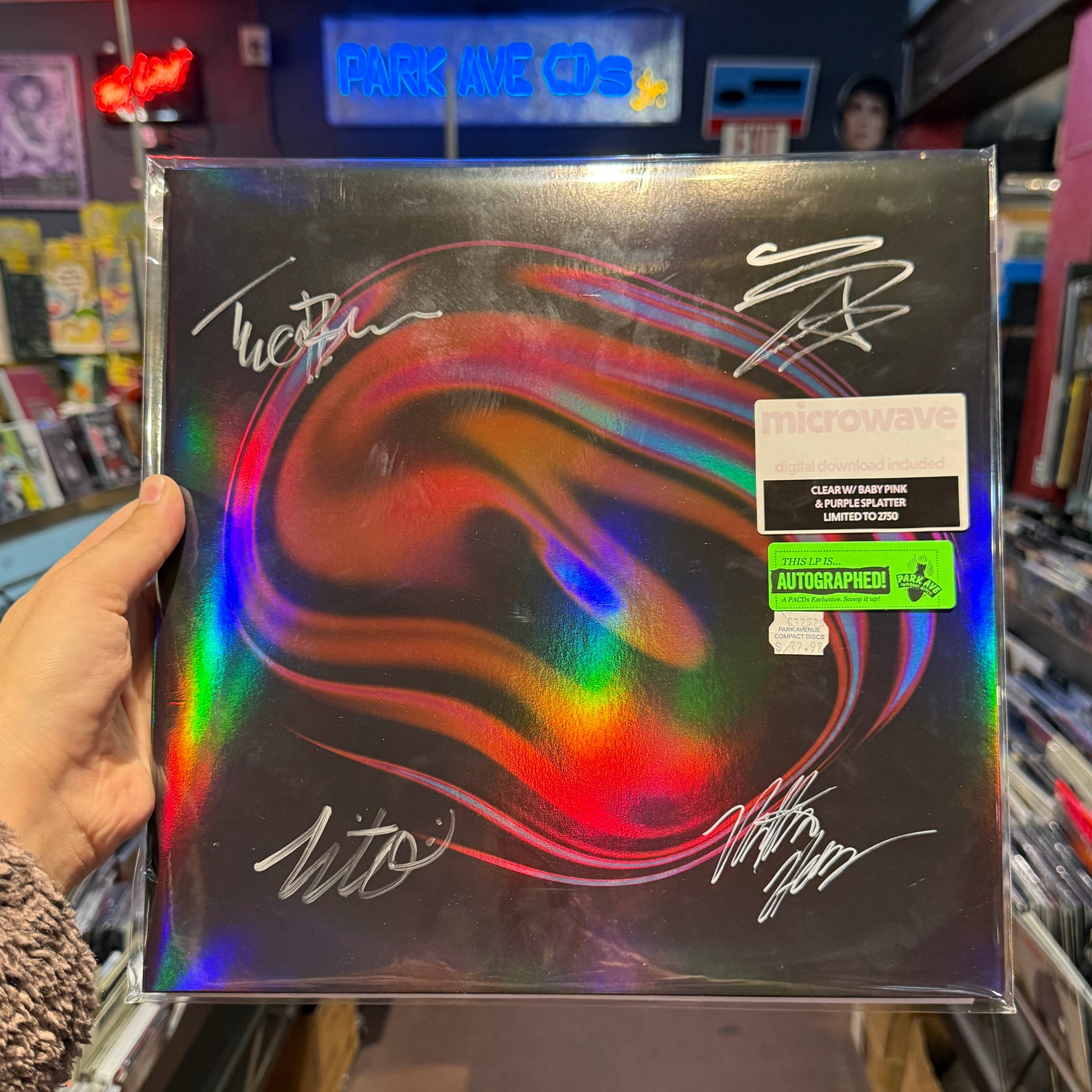 Microwave 'Let's Start Degeneracy' Indie Exclusive Signed Cover