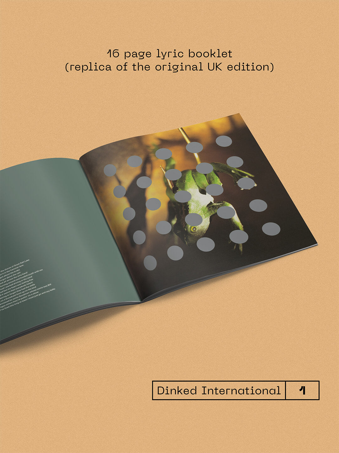 The Pixies 'Bossanova' Dinked International No. 1 exclusive 16 pg. Lyric Booklet