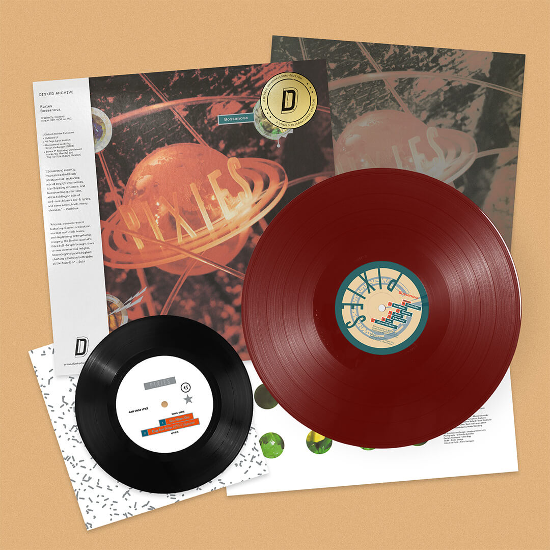 Pixies 'Bossanova' Dinked International No. 1 Oxblood LP w/ Bonus 7"