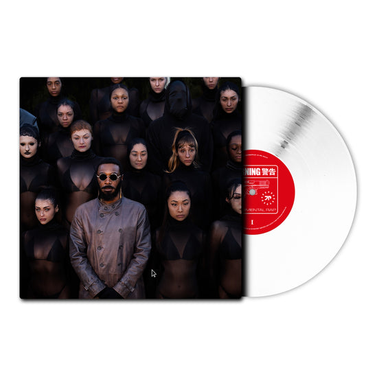product mockup for JPEG Mafia - Experimental Rap [Indie Exclusive White LP]