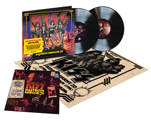 product mockup for KISS - KISS Destroys Anaheim '76 [180g 2LP]