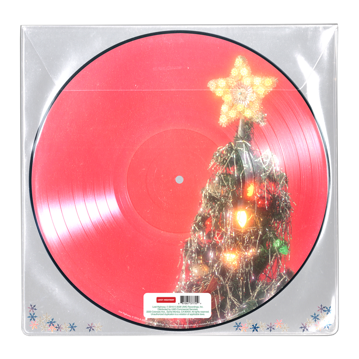 product mockup for Kacey Musgraves - A Very Kacey Christmas (10th Anniv.) [12" Picture Disc]