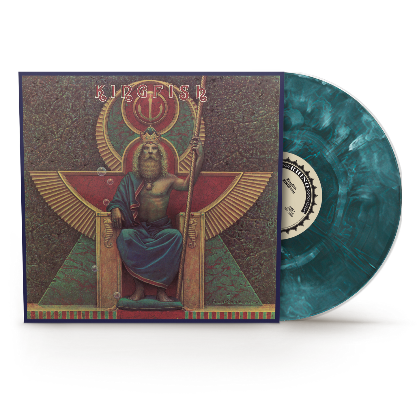 product mockup for Kingfish - Kingfish [Brick & Mortar Exclusive "Into The Deep" Colored LP]