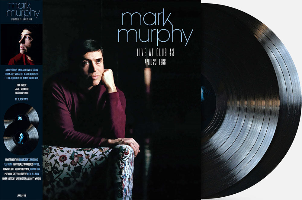 product mockup for Mark Murphy - Live At Club 43, 1966 [Indie Exclusive 2LP]
