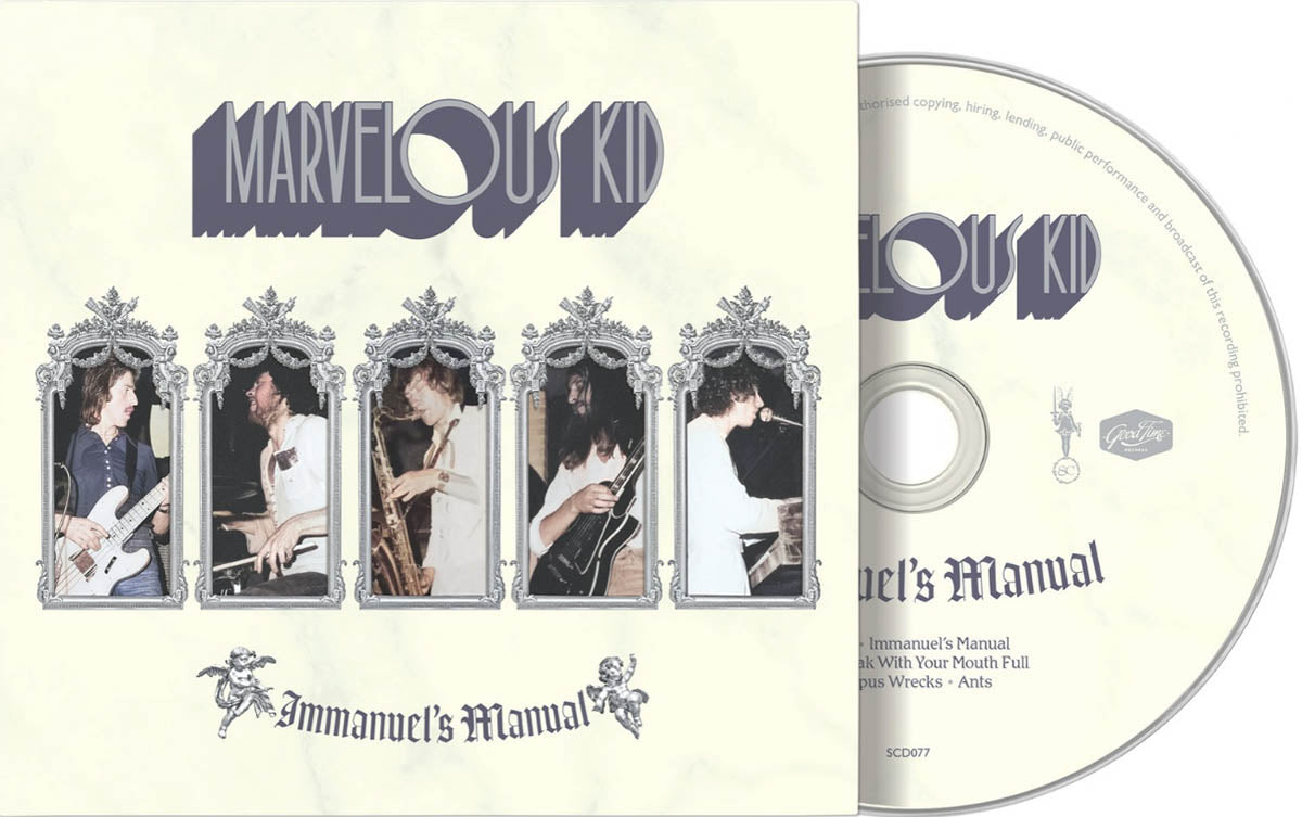 product mockup for Marvelous Kid - Immanuel’s Manual [CD]