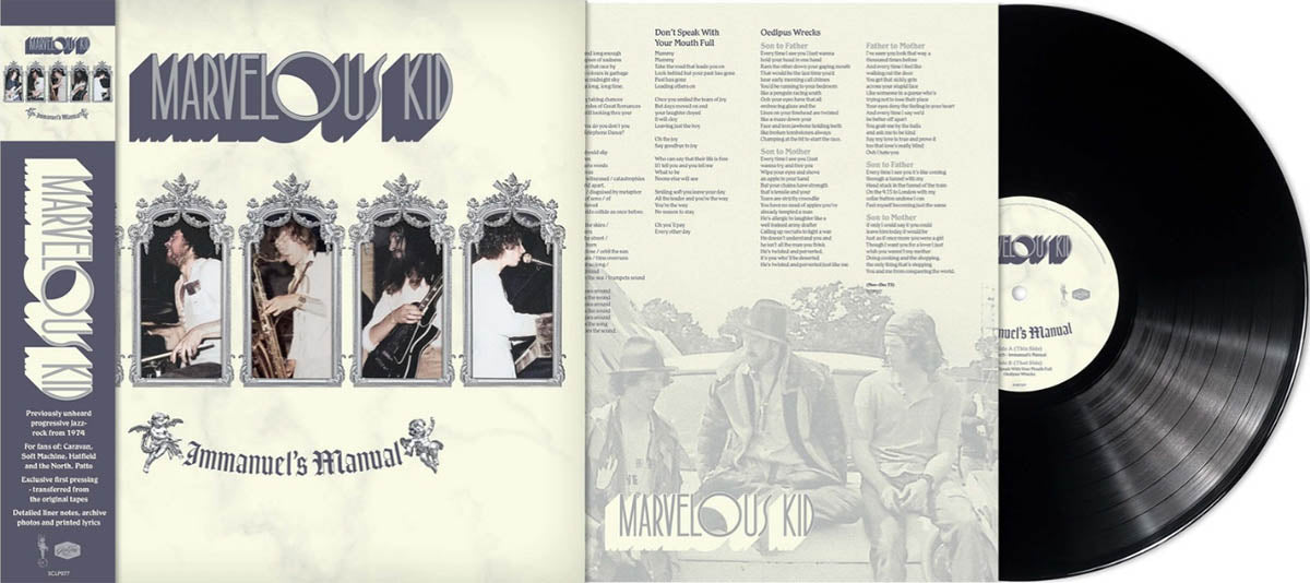 product mockup for Marvelous Kid - Immanuel’s Manual [Indie Exclusive 180g LP]