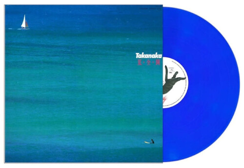 prodcut mockup for Masayoshi Takanaka - Natsu Zen Kai (Remastered) [Clear Blue Deep LP]