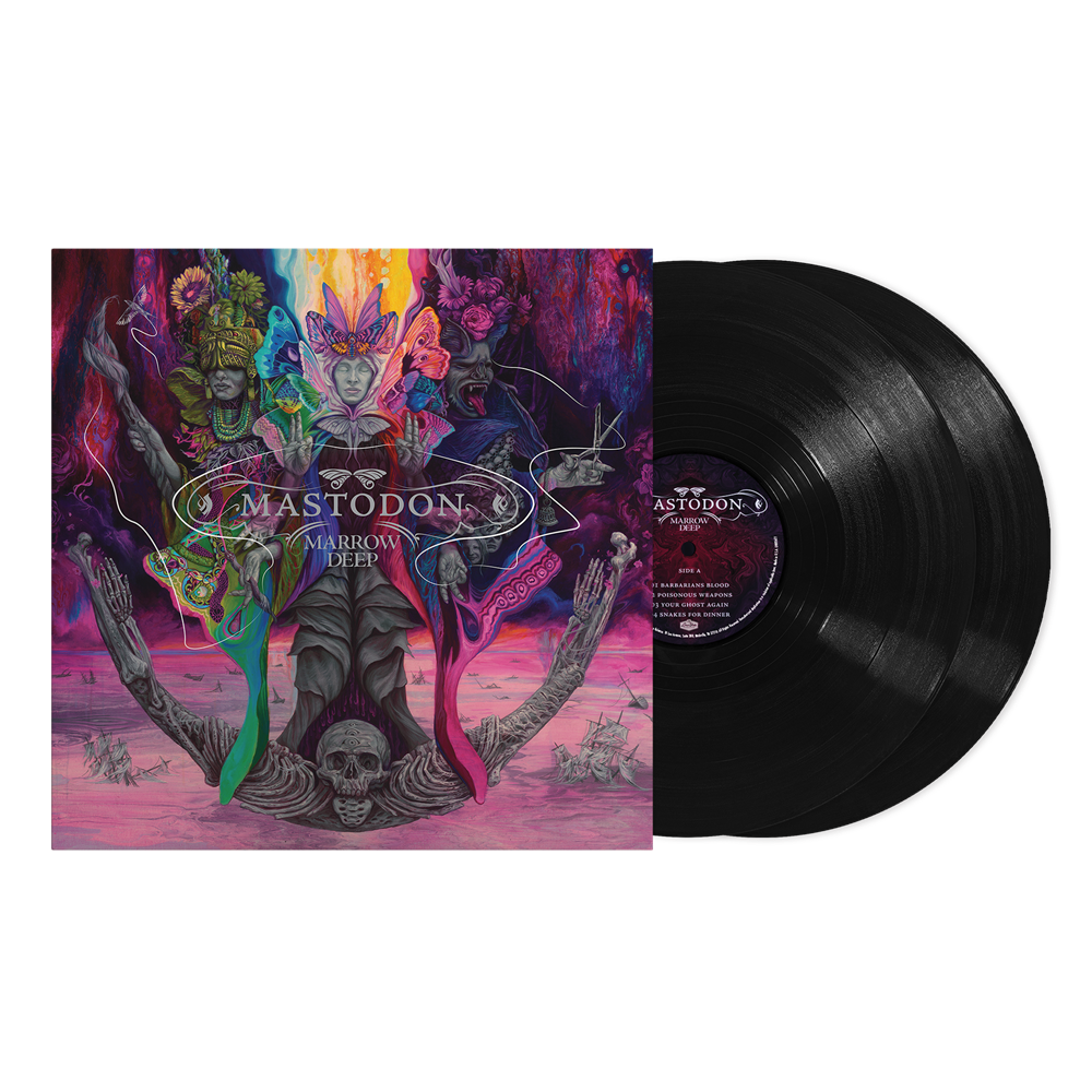 product mockup for Mastodon - Marrow Deep [2LP]